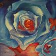 PC017, "ROSE BLUE", 2004, 100 * 100 cm